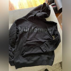 Lululemon All Yours Hoodie Black Graphic Hoodie 6
